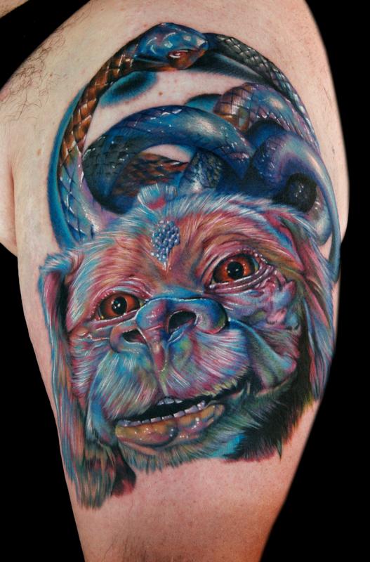 Never Ending Story by Cecil Porter Tattoos